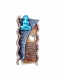 Picture of Navkar Mahamantra Mural (Colour - Brown and Blue) 18 x W 9 inch 