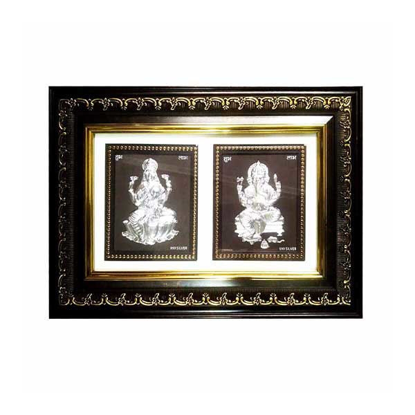 Picture of Laxmi And Ganpati Frame (Size - 9 x 6.5 inches)