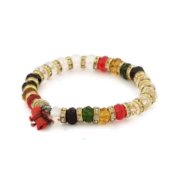 Crystal Ring Raksha Potli / Multicolor Crystal Bracelet - Buy Jain ...