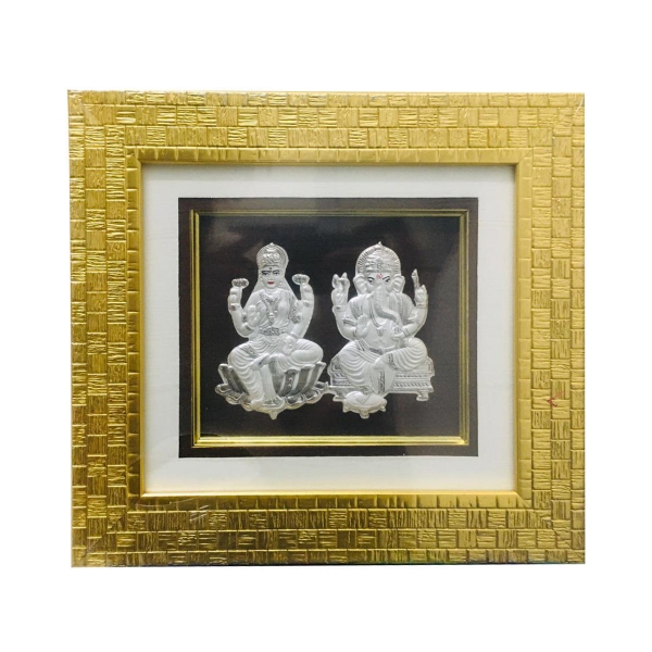 Picture of Laxmi And Ganpati Frame (Size -10 x 11 inches)