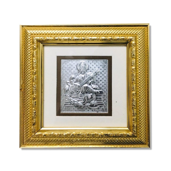 Picture of Sarswati Mata Frame (Size - 7 x 7 inches)