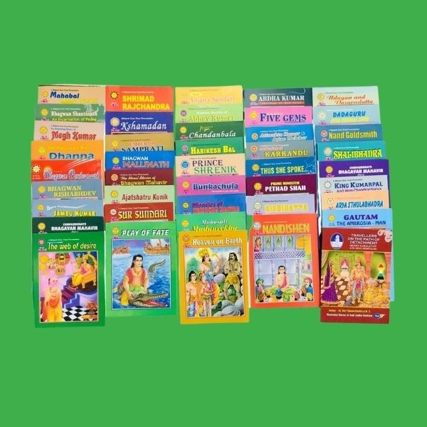 Picture of Jain Story Books (Comics) With Picture Set Of 5