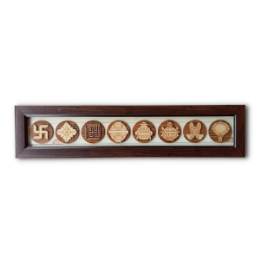 Show details for Carving  Ashtmangal Frame Picture of Carving  Ashtmangal Frame