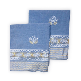 Show details for Colour Border Work Pooja Jod Picture of Colour Border Work Pooja Jod