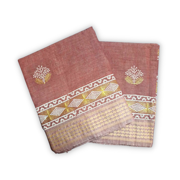 Picture of Colour Border Work Pooja Jod