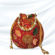 Picture of Golden Embroidery Work Batwa/Potli