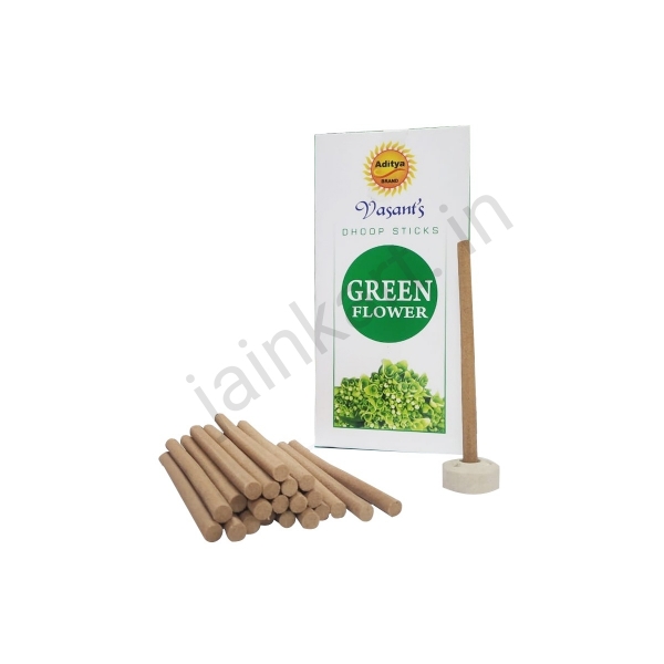Picture of Green Flower Dhoop Sticks