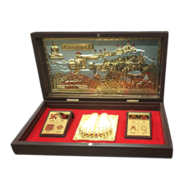 Show details for Beautiful Brown Fiber Palitana Tirth Royal Box/Peti (Foil) Picture of Beautiful Brown Fiber Palitana Tirth Royal Box/Peti (Foil)