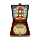 Picture of Parshwanath Bhagwan With Siddhachakra Brown Deluxe Box/Peti (Size - 3.5 x 3.5 inch)