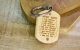 Picture of Navkar Mantra Wooden Keychain