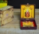 Picture of Deluxe Charan Paduka Box/Peti With Photo Print (Size - 3.5 x 3.5 inch)