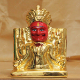 Picture of Gold Plated Nakodaji Bhairav Bhagwan Idol 