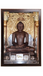Show details for Parshwanath Bhagwan Frame (Size - 14 x 9.5 inches) Picture of Parshwanath Bhagwan Frame (Size - 14 x 9.5 inches)