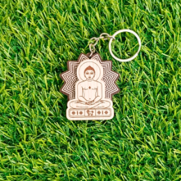 Show details for MDF Mahavir Swami Bhagwan Keychain Picture of MDF Mahavir Swami Bhagwan Keychain