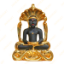 Picture of Gold Plated Parshwanath Bhagwan Idol (Size - 5 inches)