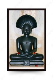 Show details for Parshwanath Bhagwan Frame (Size - 14 x 9.5 inches) Picture of Parshwanath Bhagwan Frame (Size - 14 x 9.5 inches)