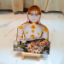 Picture of MDF Adinath Bhagwan Photo And Tirth Cuttout With Wooden Stand