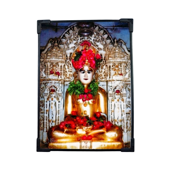 Picture of Shri Shankheshwar Parshwanath Bhagwan Frame (Size - 8 x 6 inches)