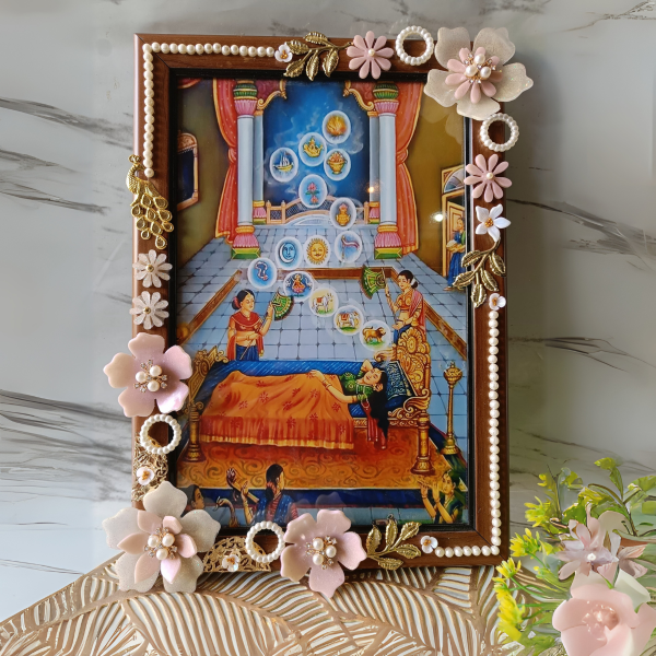 Picture of Trishala Mata 14 Swapna Decorative Frame