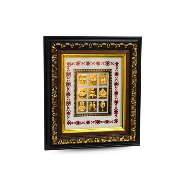 Picture of Ashtmangal Darshan Frame (Size - 8 x 9 inches)