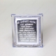 Picture of 999 Silver Navkar Mantra Mini Stand (Size - 3 inches)