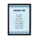 Picture of Jain Navkar/Namokar Mantra Frame Solid Color