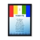 Picture of Jain Navkar Mantra and Flag Frame