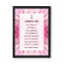 Picture of Pink Flower Navkar Mantra Frame