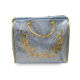Picture of Slate Blue Zardosi Handwork Samayik Bag Batwa Set