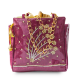 Picture of Deep Magenta Zardosi Handwork Samayik Bag Batwa Set