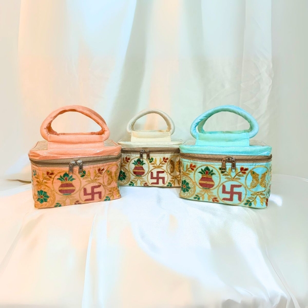 Picture of Square Ashtmangal Design Bag