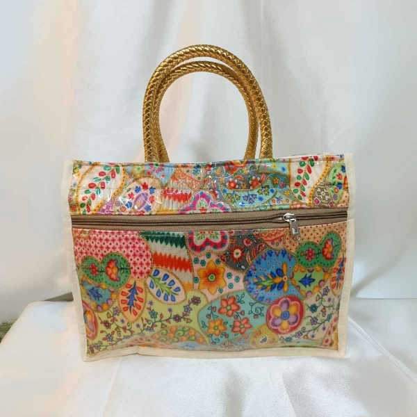 Picture of Digital Print Rectangle Samayik bag