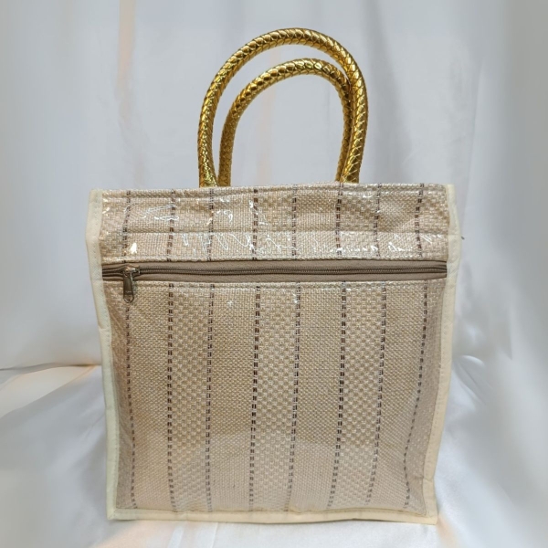 Picture of Jute Standing Samayik Bag