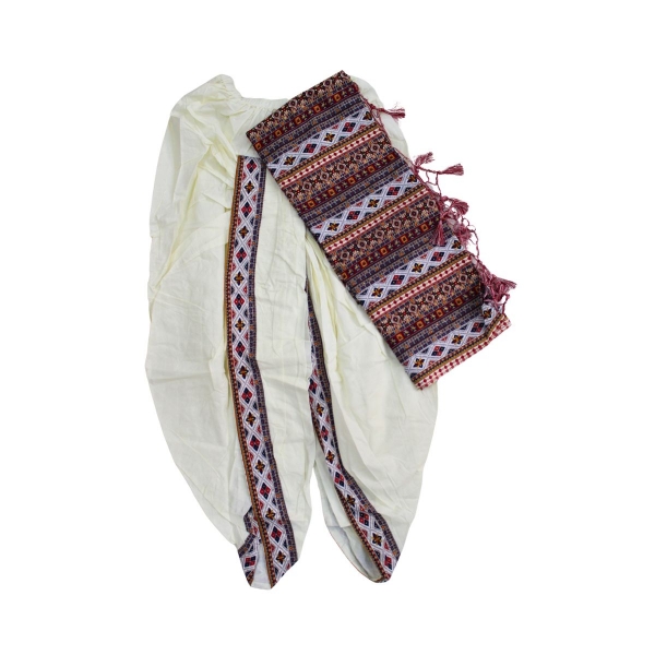 Picture of Cotton Mix Printed Pooja Jod