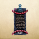 Picture of Sacred Navkar Mantra with Parshwanath Bhagwan on Stone-Effect Board