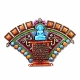 Picture of Multicolor Fan-Shaped Navkar Mahamantra Mural