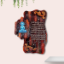 Picture of Wooden Texture Navkar Mahamantra Depiction
