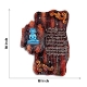Picture of Wooden Texture Navkar Mahamantra Depiction