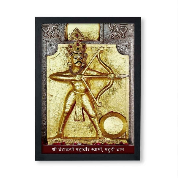 Picture of Shri Ghantakarn Mahaveer Swami of Mahudi Dham Frame