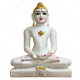 Picture of White Mahaveer Swami Idol (Size - 11 inches)