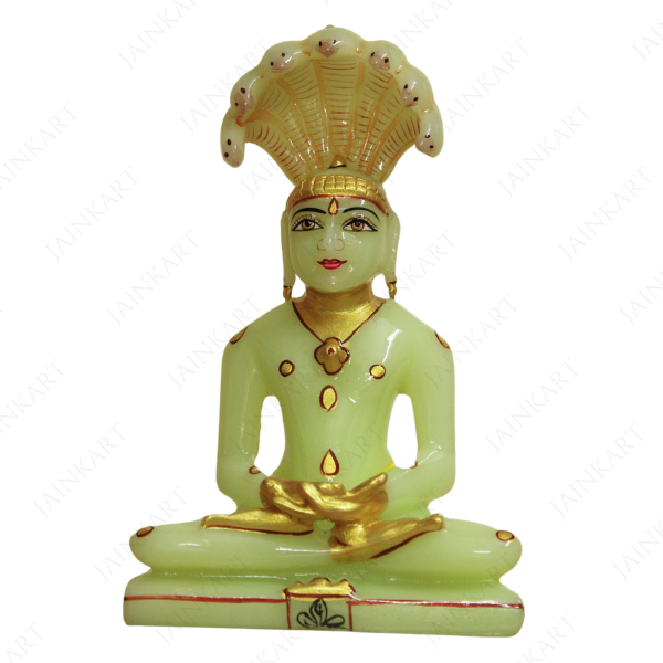 Picture of Beautiful Parshwanath Bhagwan Idol (Size - 9 inches)