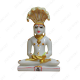 Picture of White-Golden Parshwanath Bhagwan Idol (Size - 9 inches)