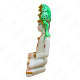 Picture of Jade-Green Parshwanath Bhagwan Idol  (Size - 11 inches)