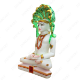 Picture of Jade-Green Parshwanath Bhagwan Idol  (Size - 11 inches)