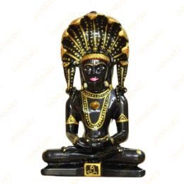 Show details for Black-Golden Parshwanath Bhagwan Idol (Size - 9 inches) Picture of Black-Golden Parshwanath Bhagwan Idol (Size - 9 inches)