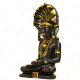 Picture of Black-Golden Parshwanath Bhagwan Idol (Size - 9 inches)