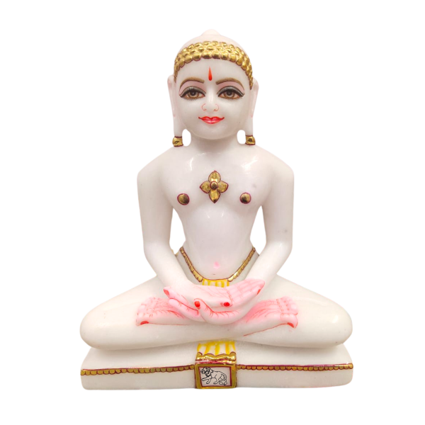 Picture of Mahavir Swami Marble Idol (Size - 11 inches)