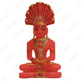Show details for Red Parshwanath Bhagwan Idol (Size - 7 inches) Picture of Red Parshwanath Bhagwan Idol (Size - 7 inches)