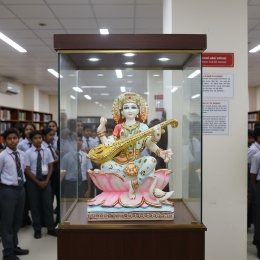Show details for Sarswati Mata Idol (Size - 15 inches) Picture of Sarswati Mata Idol (Size - 15 inches)