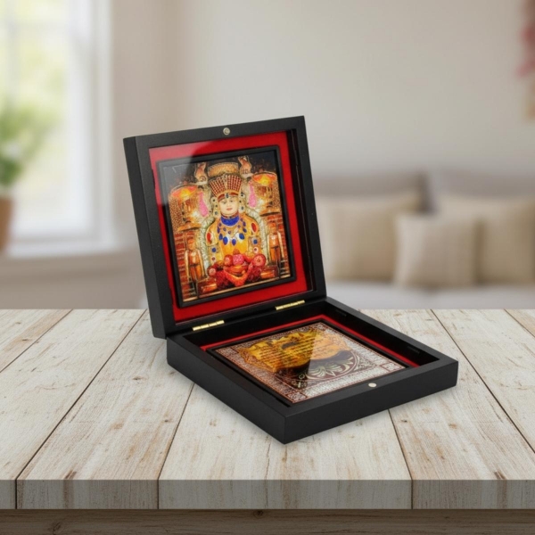 Picture of 3D Deluxe Adinath Bhagwan Royal Box (Size - 4 x 4 inches)